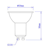 CLA Lighting Globes 5w LED GU10 Globe Blue GU10B01A Lights-For-You GU10B01A 9326191036606